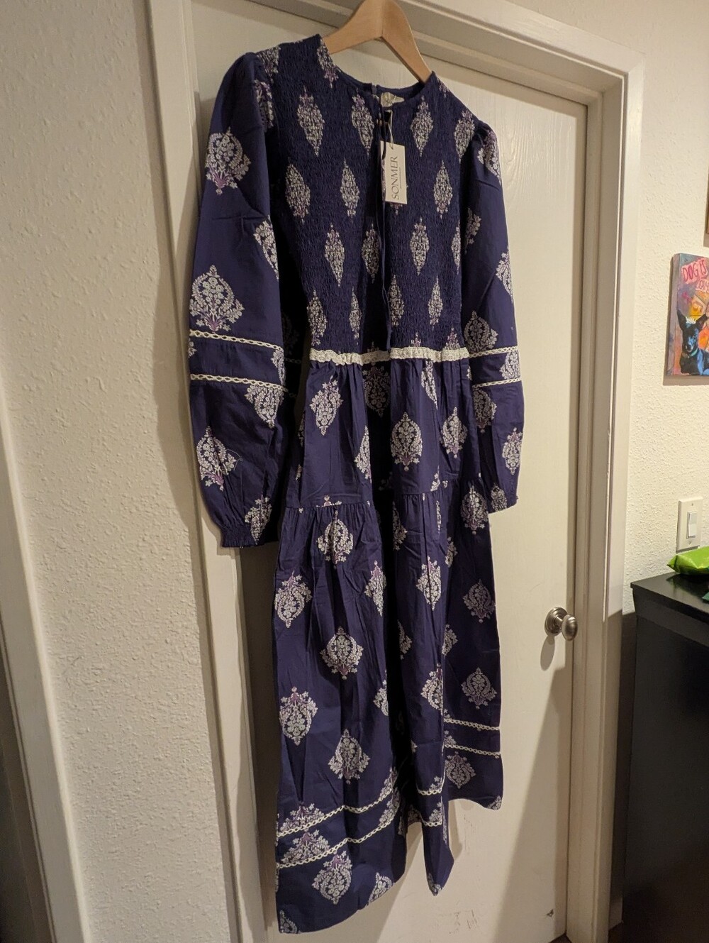 Sonmer Camila Indigo Blue Dress - S